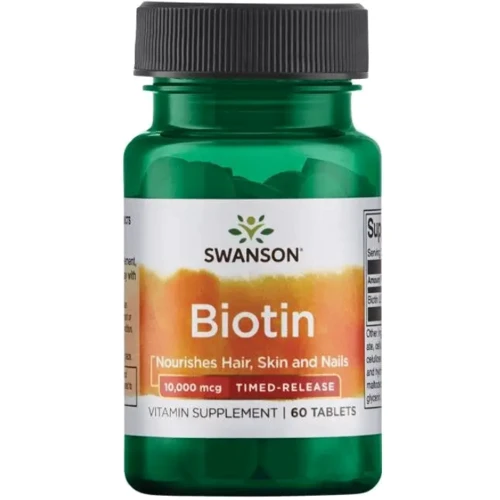 Swanson Biotin 10000 mcg Биотин 60 таблеток