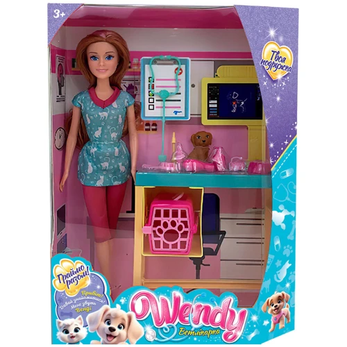 Кукла Wendy с аксессуарами Ветеринар 30 см (73838)