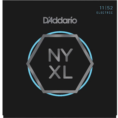 Струна для гитар Струны D`ADDARIO NYXL1152 MEDIUM TOP / HEAVY BOTTOM (11-52)