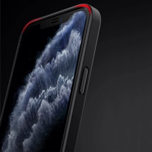 Чехол для iPhone Mobile Case TPU+PC Metal Buttons Black for iPhone 12 Pro Max: Цвет черный