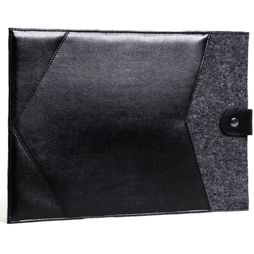 Gmakin Cover Envelope Leather Felt Black with Snap (GM08-15) for MacBook Pro 15/Pro 16: Тип аксессуара чехол