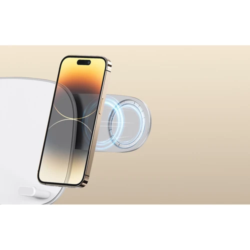 Держатель Baseus Desk Holder Seashell White (B10451501211-00) for Apple iPhone 16 I 15 I 14 I 13 I 12 series and iPad фото 9