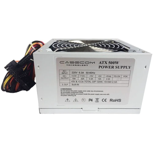 Блок питания CASECOM 500W (CM?500): Форм-фактор ATX