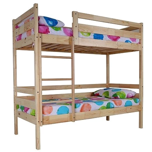 Двухъярусная кровать Sportbaby лаковая 80x190см (babyson 3): Колеса Нет
