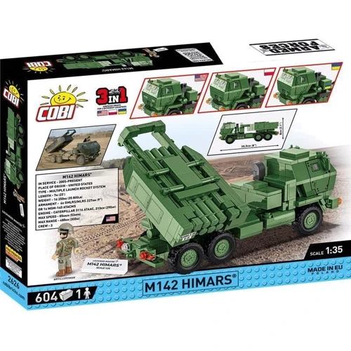 Конструктор Cobi Armed Forces РСЗВ Himars M142 (UA/PL/US) (COBI-2626) фото 10