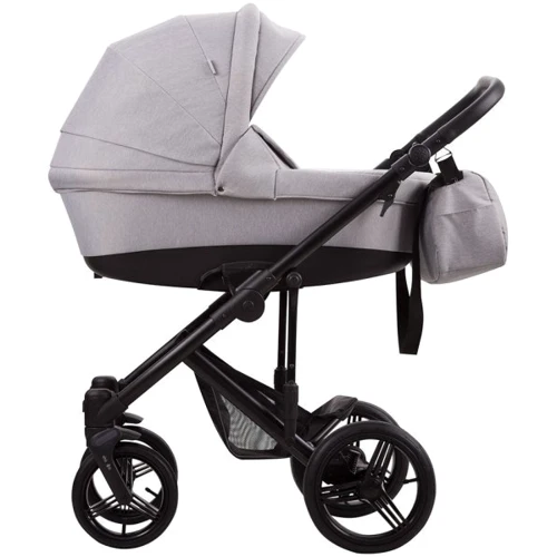 Детская коляска 2 в 1 Bebetto Magnum Lux 08 gray black frame