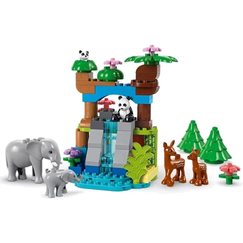 Конструктор LEGO DUPLO Town Семейства диких животных 3-в-1 92 детали (10446): Количество деталей, шт. 92