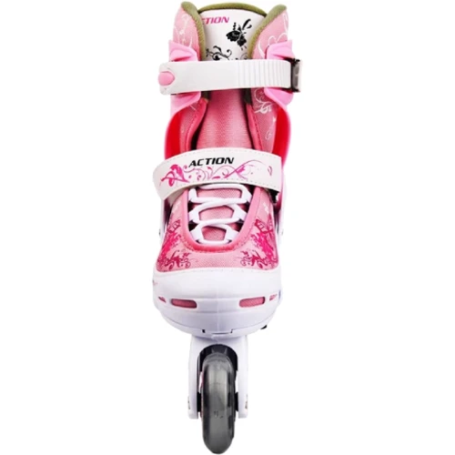 Роликовые коньки Комплект роликовые коньки Action Pink/30-33 (PW117C6PW30905/30-33): Размер колес, мм 64-70