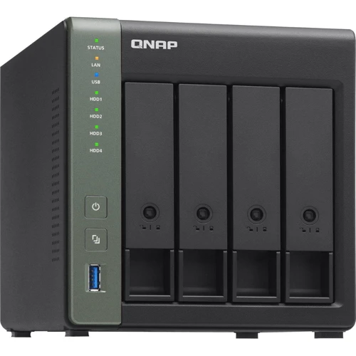 Сетевой накопитель (NAS) QNAP TS-431X3-4G: LAN 2(GbE)