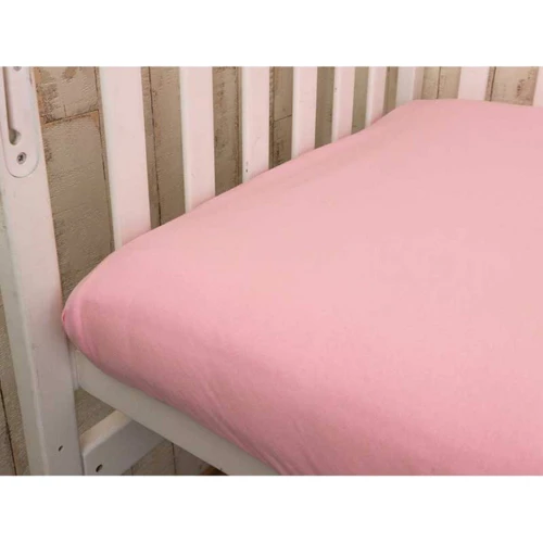 Простирадло Руно на гумці 60х120 см трикотаж (918.38_Рожевий)