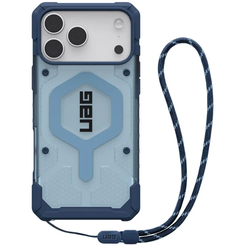 Чехол для iPhone Urban Armor Gear UAG Pathfinder Clear MagSafe Bundle Blues Lanyard (1145521BV03) for iPhone 17 Pro Max