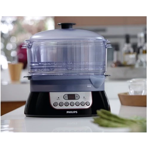 Пароварка Philips HD9140/91: Количество чаш 3
