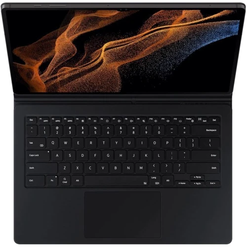 Аксессуар для планшетных ПК Samsung Book Cover with Keyboard Slim Black (EF-DX900BBRGRU) for Samsung Galaxy Tab S8 Ultra X900/X906