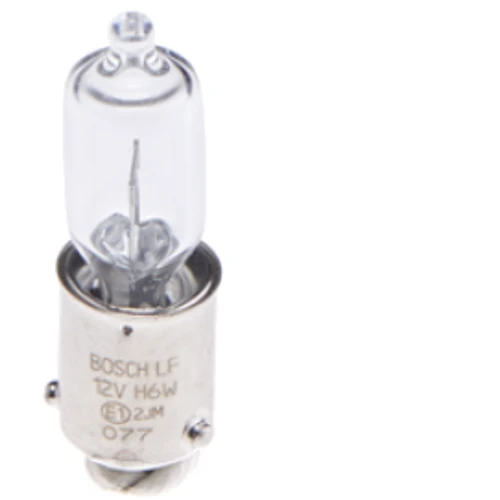 Галогенная автолампа Bosch H6W 12В 6Вт BAX9s ECO (1987302809)
