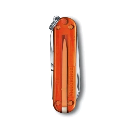 Мультитул Victorinox Classic SD Colors Fire Opal 58мм/7функцій/помаранчевий прозорий (0.6223.T82G): Кількість інструментів 7