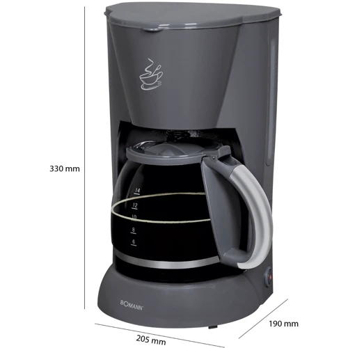 Кофеварка Bomann КА 183 CB grey: Тип капельная кофеварка