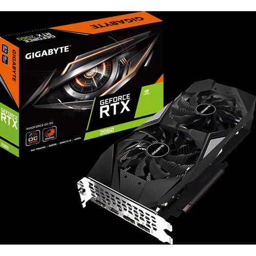 Видеокарта Gigabyte GeForce RTX 2060 WindForce 2X OC 6GB (GV-N2060WF2OC-6GD rev 2.0)