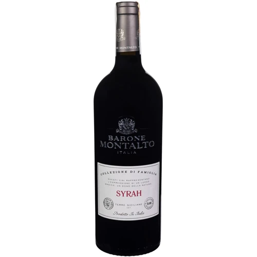 Вино Barone Montalto Collezione Di Famiglia Syrah Terre Siciliane IGT красное сухое 0.75 л (FSH_8030423004127)