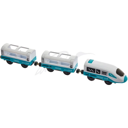 Ігровий набір ZIPP Toys Міський експрес електрична залізниця, 103 деталі, зелений