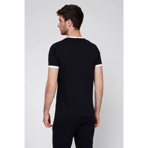 Спортивная футболка Le Coq Sportif ESS TEE SS N3 M 2010858-LCS 46 черная: Сезон Лето
