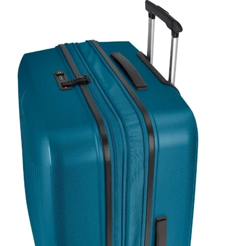 Чемодан Gabol Brooklyn (L) Turquoise бирюзовый (123947-018): Фактура Матовая, Зернистая