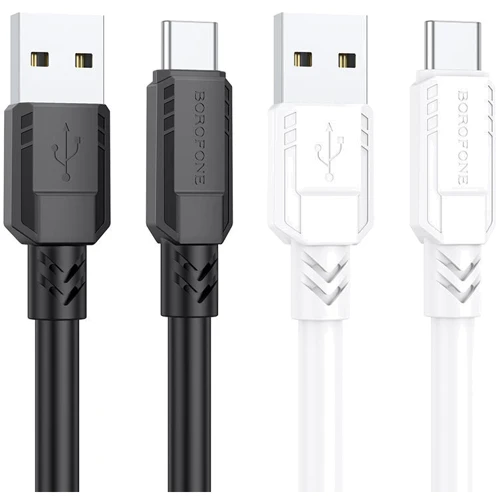 Кабель Borofone USB-C to USB-C 60W 1m White (BX81): Тип USB-C - USB-C