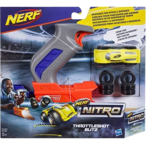 Ігровий набір Hasbro Nerf Nitro Пусковий пристрій (C0782 Ner Nitro Throttleshot Blitz Grey)