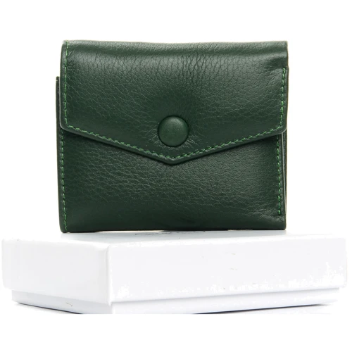 Женский кошелек Dr. Bond зеленый (32641 dark-green)