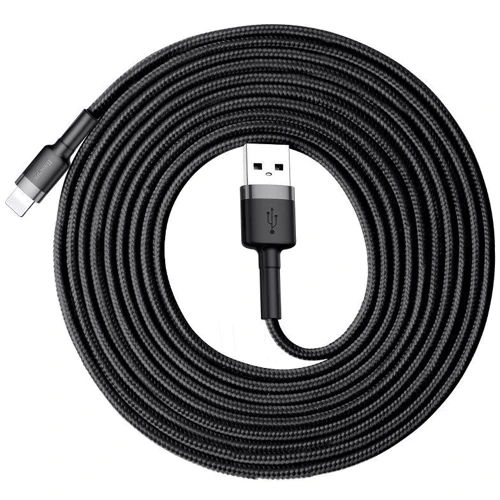 Кабель Baseus USB Cable to Lightning 2A 3m Gray/Black (CALKLF-RG1)