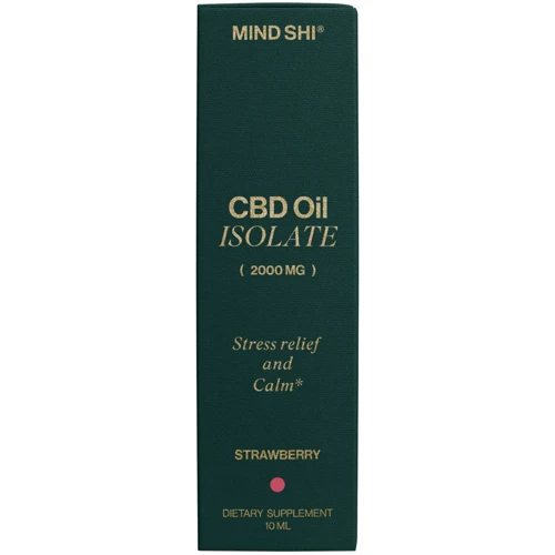 Масло Mind Shi CBD Oil Isolate 2000 mg Strawberry - 10 ml