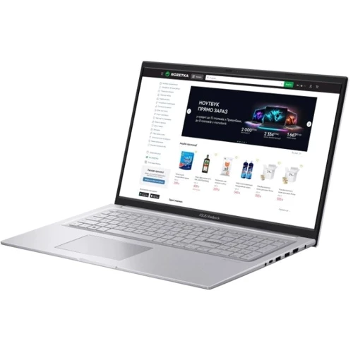 Ноутбук ASUS Vivobook 17 X1704ZA-AU013 (90NB10F1-M000D0) UA: Процесор Intel Core i3-1215U (3.3 - 4.4 ГГц) / 6 - ядерный
