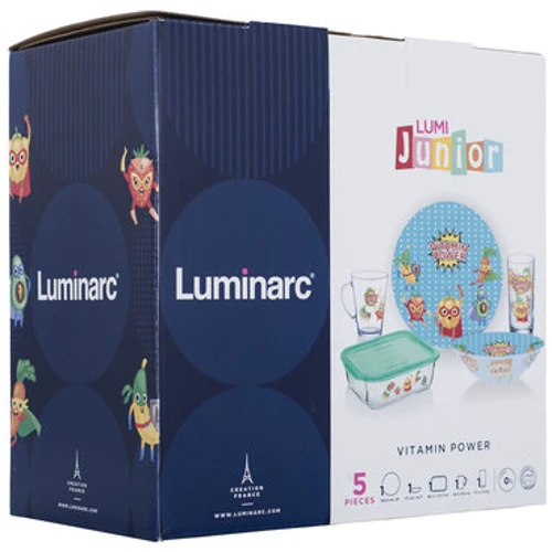 Набір дитячий на 1 персону з 5 предметів LUMINARC VITAMIN POWER (P7869)