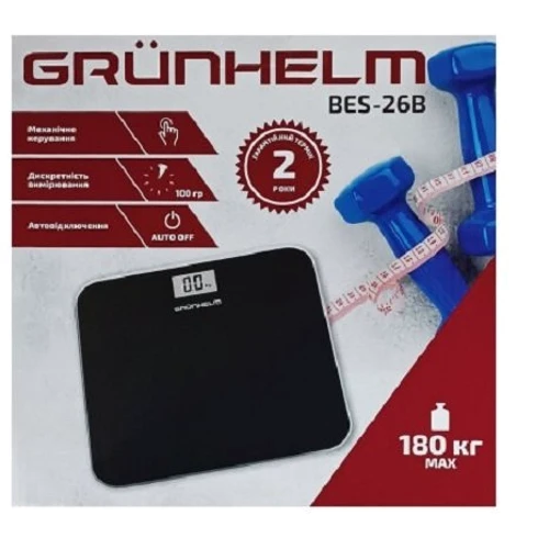 Весы напольные Grunhelm BES-26B