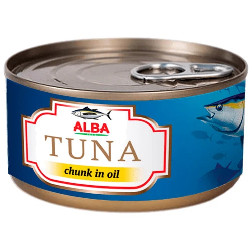 Тунец Alba Food целый в масле 150 г (8852111028037)