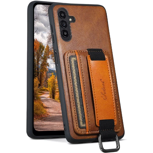 Чехол для телефонов Epik Leather Case Wallet and Straps Brown for Samsung A145 Galaxy A14 4G / A146 Galaxy A14 5G: Совместимость Samsung A145 Galaxy A14 4G / A146 Galaxy A14 5G