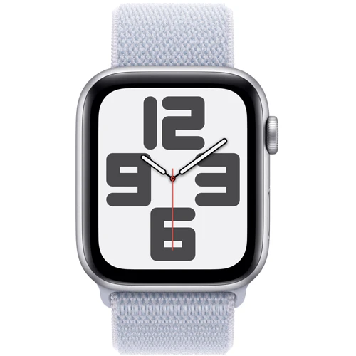 Apple Watch SE 2 2024 40mm GPS Silver Aluminum Case with Blue Cloud Sport Loop (MXEE3QH/A) UA фото 7