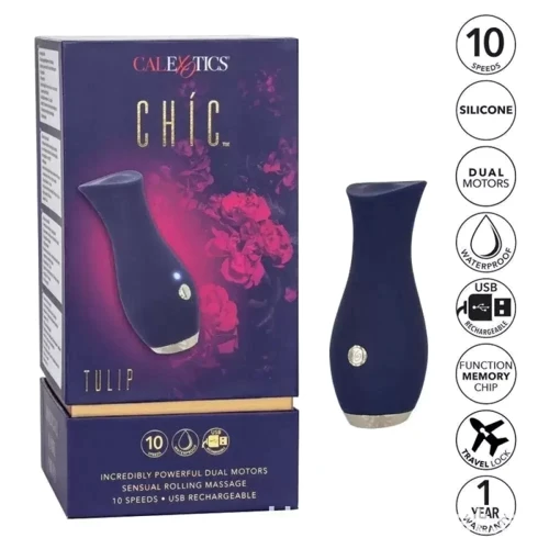 Вибромассажер с имитацией оральных ласк California Exotic Novelties - Chic Tulip