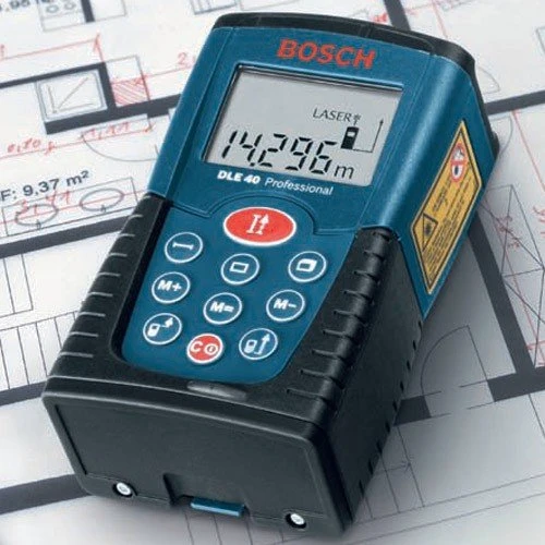 Лазерний далекомір Bosch DLE 40 Professional (0601016300): Точність виміру, ± мм/м 1.5