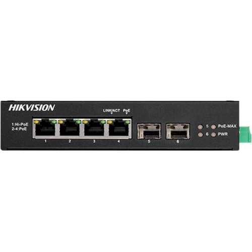 Мережевий комутатор Hikvision DS-3T0506HP-E/HS