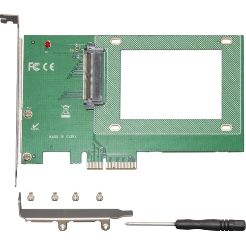 Frime PCI-E x4 to U.2 SFF8639 2.5" NVMe (ECF-PCIEtoSSD005.LP): Интерфейс подключения PCI-E