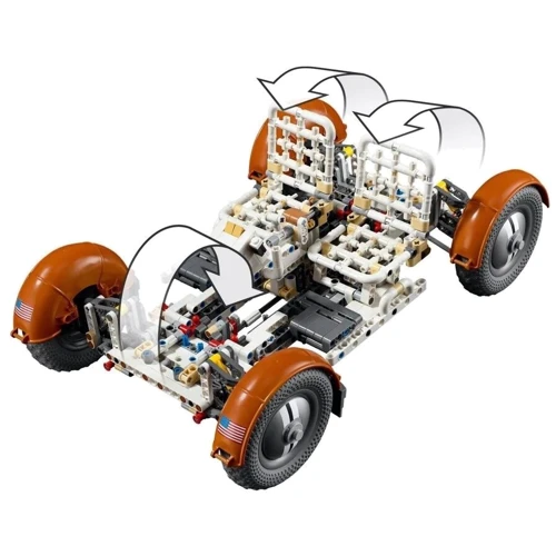 Конструктор LEGO Technic Місячний автомобіль NASA Apollo 1913 деталей (42182) фото 6