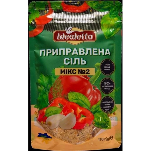 Набор приправленной соли Idealetta со специями Микс 1 170 г + Микс 2 170 г + Микс 3 170 г (4820217170992) фото 3