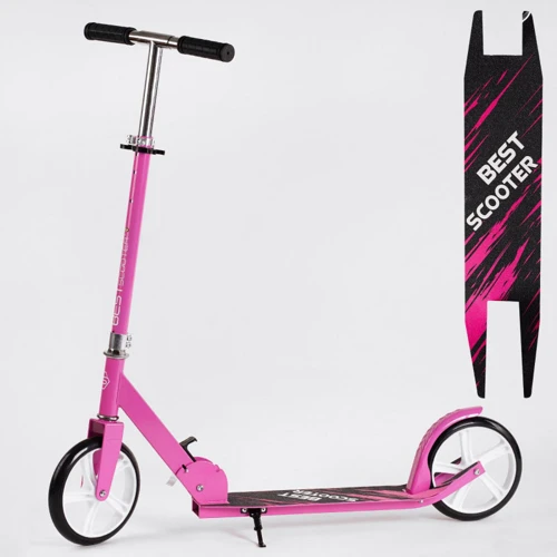 Детский двухколесный самокат Best Scooter R-36124 Розовый