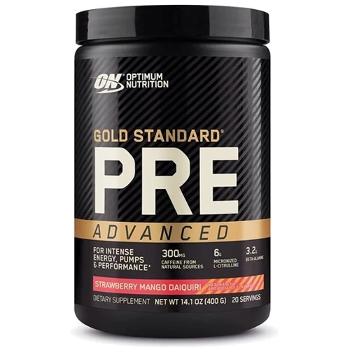 Предтренировочный комплекс Optimum Nutrition Gold Standard Pre Advanced 400 g /20 servings/ Strawberry Mango Daiquiri: Форма выпуска Порошок