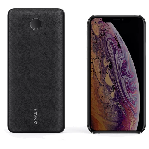 Внешний аккумулятор ANKER Power Bank PowerCore Select 20000mAh 2xUSB 3A Black (A1363G11): Встроенный кабель нет