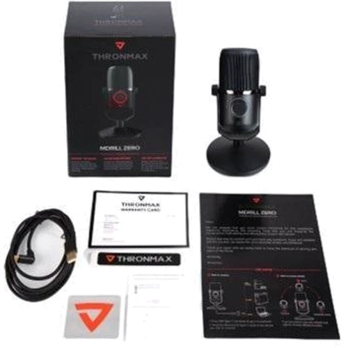Мікрофон Thronmax Mdrill Zero Plus Jet black 96Khz Microphone: Роз'єм USB