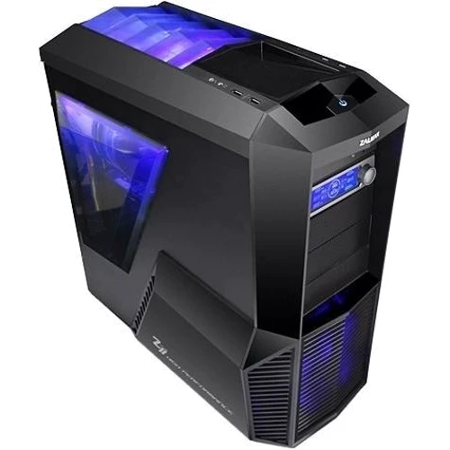 Корпус ZALMAN Z11 Plus (Black): Матеріал передній панелі пластик