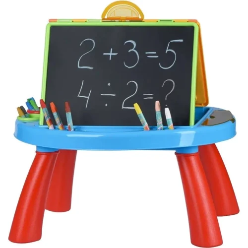 Двухсторонний мольберт Metr+ со столиком (8805(Blue))