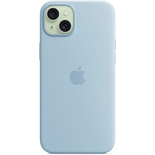 Чехол для iPhone Apple Silicone Case with MagSafe Light Blue (MWNH3) for iPhone 15 Plus: Тип чехла накладка на заднюю часть