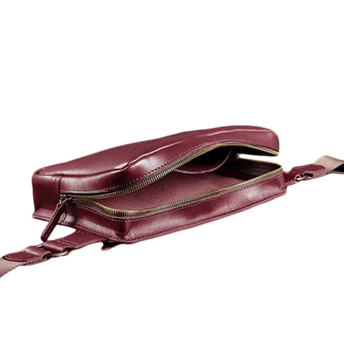 Сумка поясная BlankNote DROPBAG MAXI (КОЖА KRAST) виноград - бордовая (bn-bag-20-vin): Тип Сумки